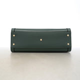 【6ke5255】グッチ トートバッグ バンブー ダイアナ 853226 レザー グリーン シャンパンゴールド金具 2wayバッグ【中古】レディース