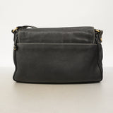 【6ke5257】セリーヌ ショルダーバッグ レザー ブラック ゴールド金具【中古】レディース