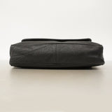 【6ke5257】セリーヌ ショルダーバッグ レザー ブラック ゴールド金具【中古】レディース