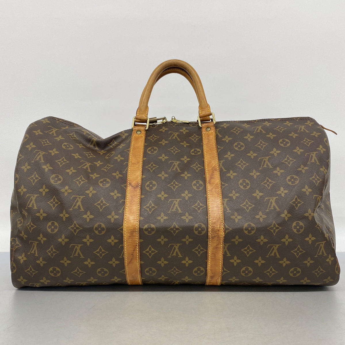 【6ke5277】ルイヴィトン ボストンバッグ モノグラム キーポル55 M41424 ブラウン【中古】メンズ レディース ユニセックス