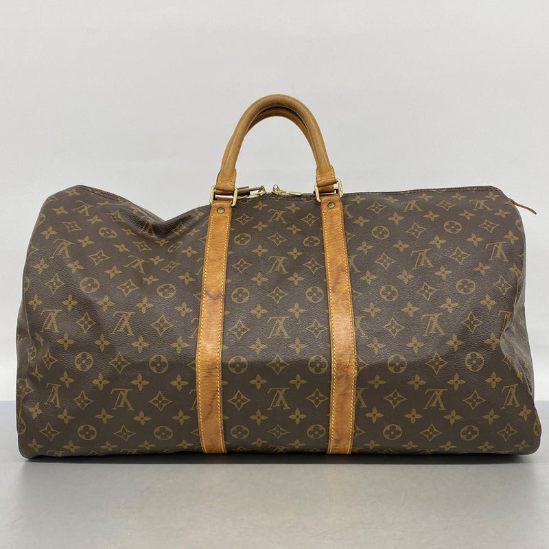 【6ke5277】ルイヴィトン ボストンバッグ モノグラム キーポル55 M41424 ブラウン【中古】メンズ レディース ユニセックス