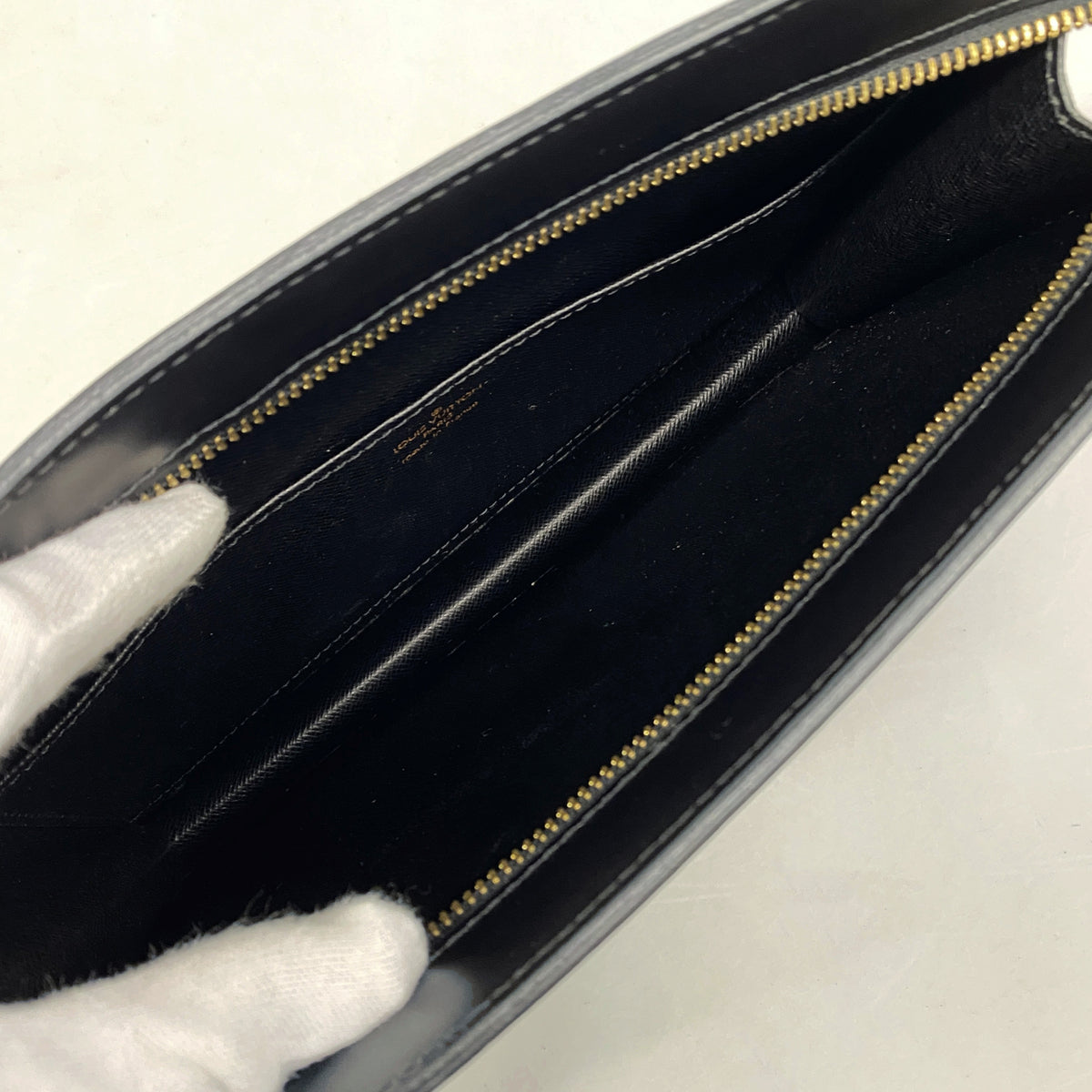 【6ke5280】ルイヴィトン クラッチバッグ エピ ポシェットオム M52522 ノワール【中古】メンズ