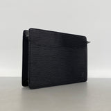 【6ke5280】ルイヴィトン クラッチバッグ エピ ポシェットオム M52522 ノワール【中古】メンズ