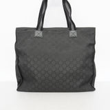 【6ke5289】グッチ トートバッグ GGナイロン 449178 ナイロン ブラック シルバー金具【中古】レディース
