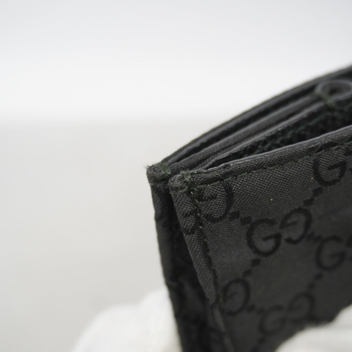 【6ke5289】グッチ トートバッグ GGナイロン 449178 ナイロン ブラック シルバー金具【中古】レディース