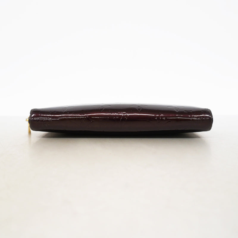 【6ke5295】ルイヴィトン 長財布 ヴェルニ ジッピーウォレット M93522 アマラント【中古】レディース