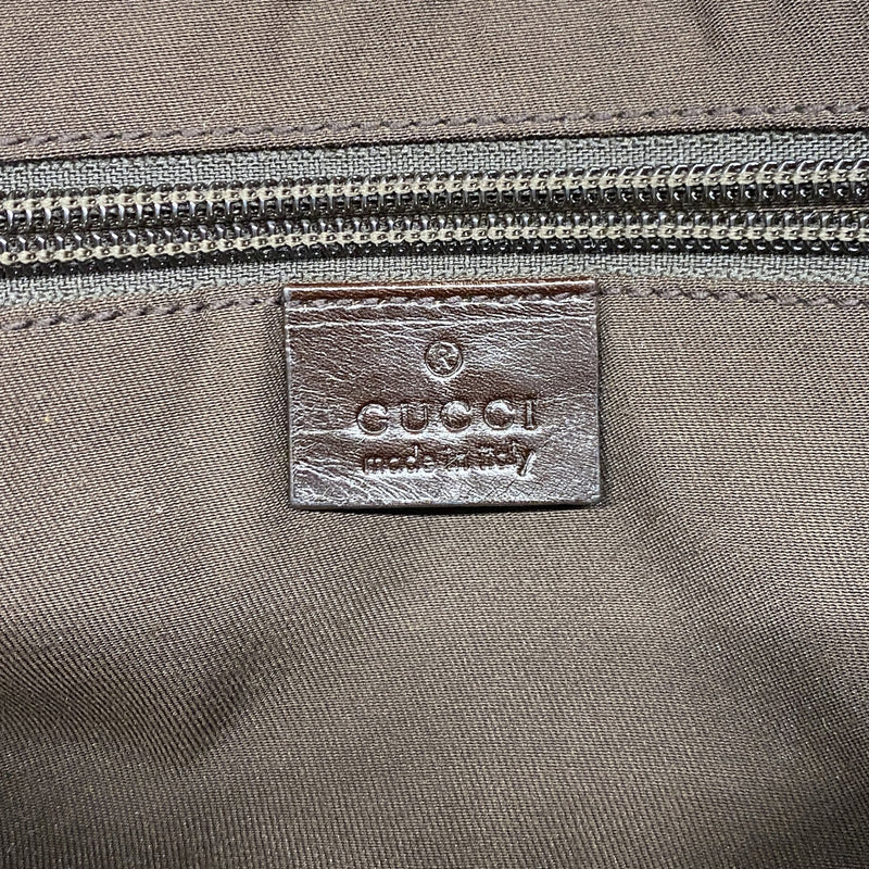 【6ke5309】グッチ ウエストバッグ GGキャンバス 145851 キャンバス ブラウン シルバー金具【中古】レディース
