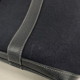 【6ke5319】エルメス トートバッグ ガーデンパーティPM トワルオフィシエ ブラック シルバー金具 □L刻印【中古】レディース