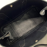 【6ke5319】エルメス トートバッグ ガーデンパーティPM トワルオフィシエ ブラック シルバー金具 □L刻印【中古】レディース