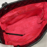 【6ke5327】シャネル トートバッグ カンボン ラムスキン ブラック シルバー金具【中古】レディース