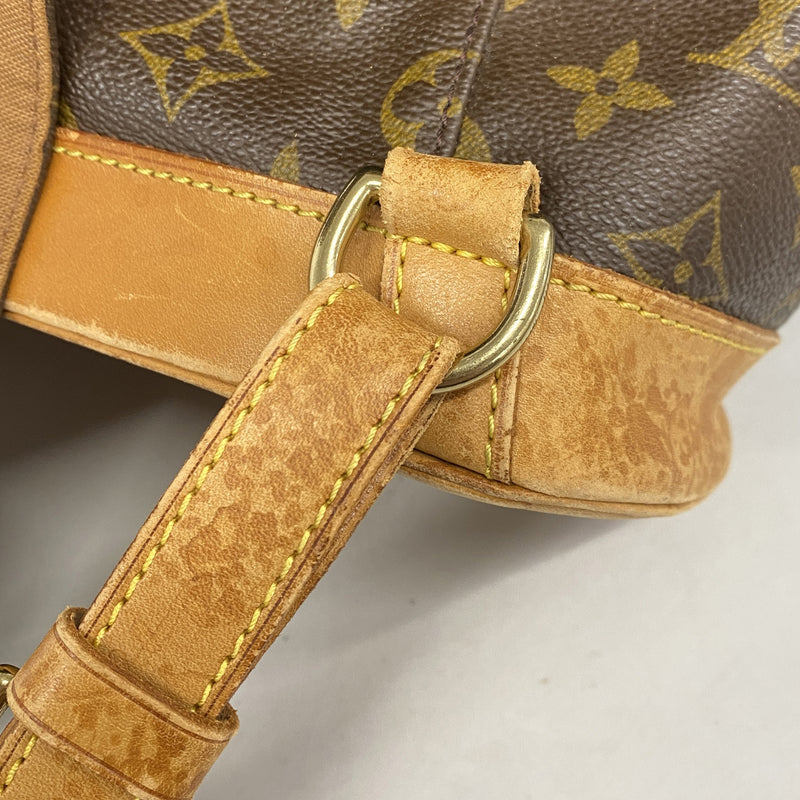 【6ke5330】ルイヴィトン リュック・デイパック モノグラム モンスリGM M51135 ブラウン【中古】レディース