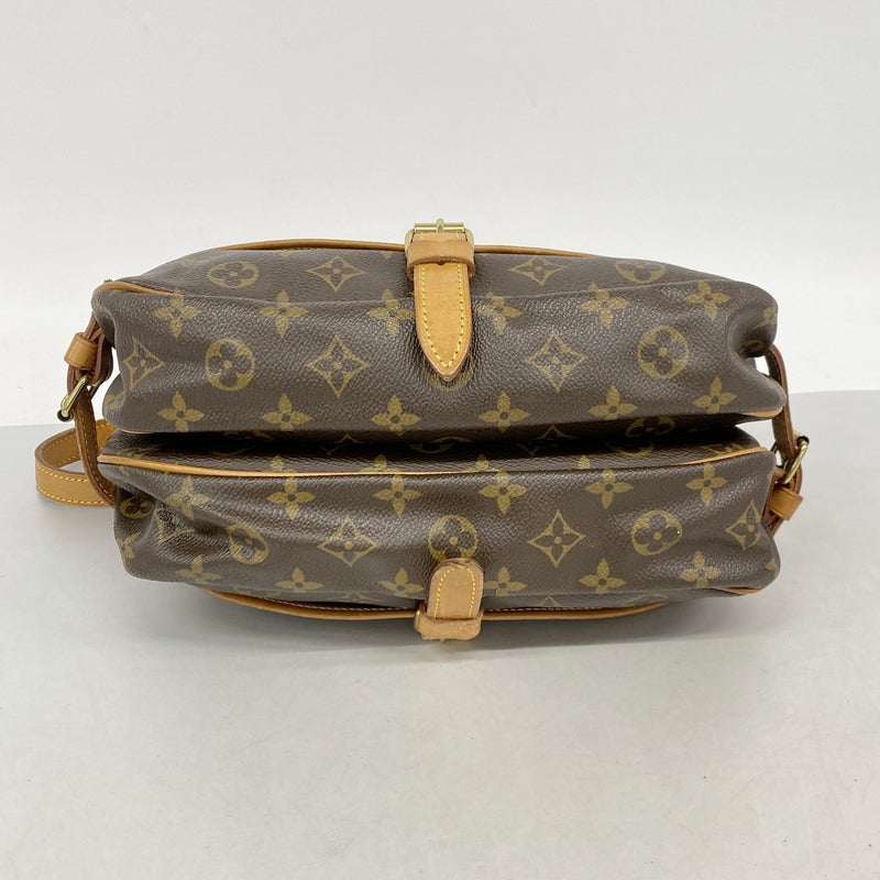 【6ke5331】ルイヴィトン ショルダーバッグ モノグラム ソミュール30 M42256 ブラウン【中古】レディース