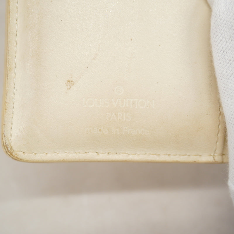 【6ke5344】ルイヴィトン 財布 ヴェルニ ポルトモネビエヴィエノワ M91363 ペルル【中古】レディース