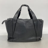 【6ke5349】シャネル トートバッグ シェブロン ラムスキン ブラック シルバー金具【中古】レディース