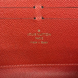 【6ke5355】ルイヴィトン 長財布 ダミエ ポルトフォイユクレマンス N60534 スリーズ【中古】レディース