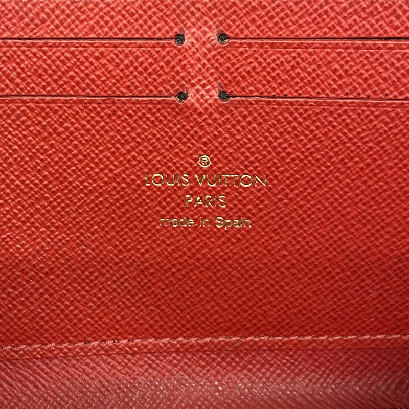 【6ke5355】ルイヴィトン 長財布 ダミエ ポルトフォイユクレマンス N60534 スリーズ【中古】レディース