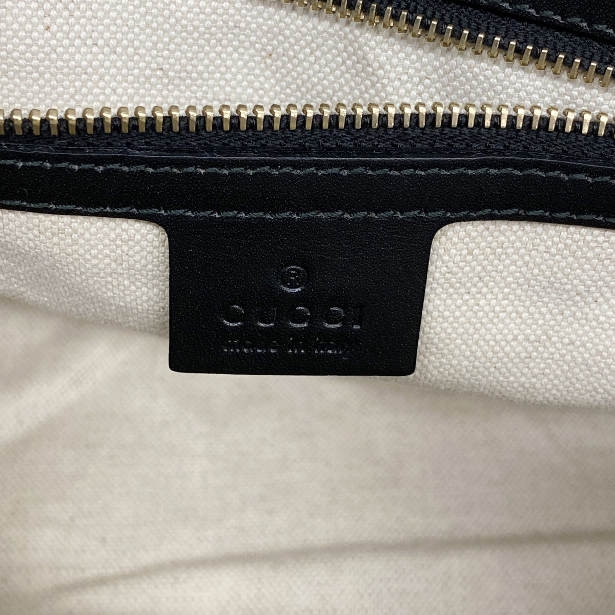 【6ke5357】グッチ ハンドバッグ ディアマンテ 257341 キャンバス ブラック シャンパンゴールド金具 2wayバッグ【中古】レディース