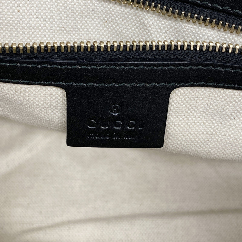 【6ke5357】グッチ ハンドバッグ ディアマンテ 257341 キャンバス ブラック シャンパンゴールド金具 2wayバッグ【中古】レディース