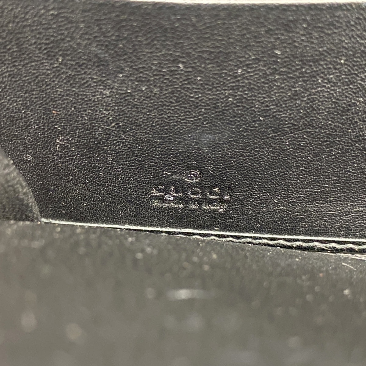 【6ke5358】グッチ 長財布 グッチシマ 233025 レザー ブラック シルバー金具【中古】レディース
