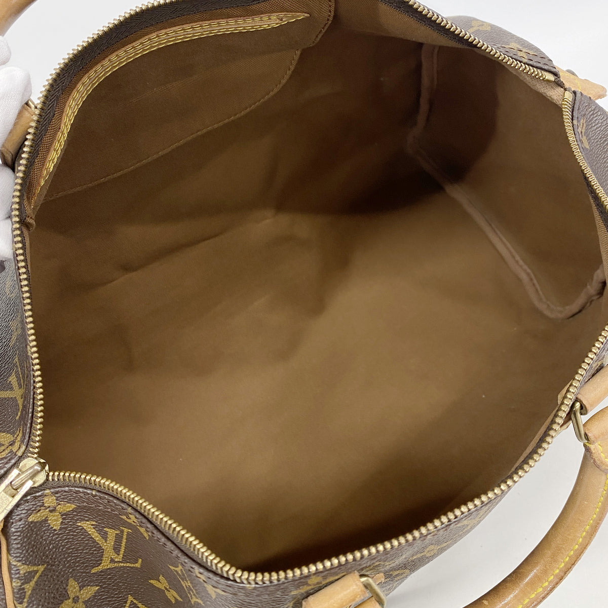 【6ke5371】ルイヴィトン ハンドバッグ モノグラム スピーディ40 M41106 ブラウン【中古】レディース