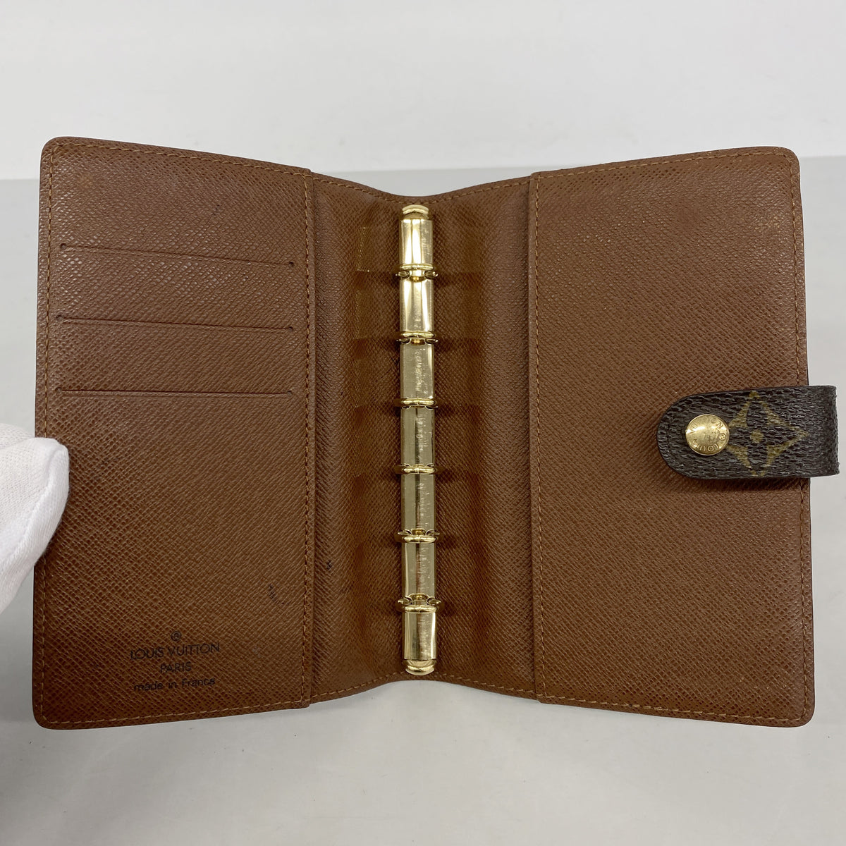 【6ke5376】ルイヴィトン 手帳カバー モノグラム アジェンダPM R20005 ブラウン【中古】メンズ レディース ユニセックス