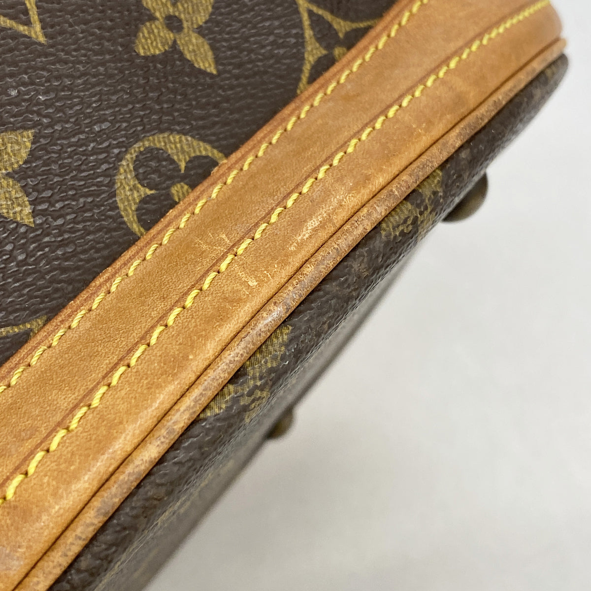 【6ke5383】ルイヴィトン トートバッグ モノグラム バケットGM M42236 ブラウン【中古】レディース