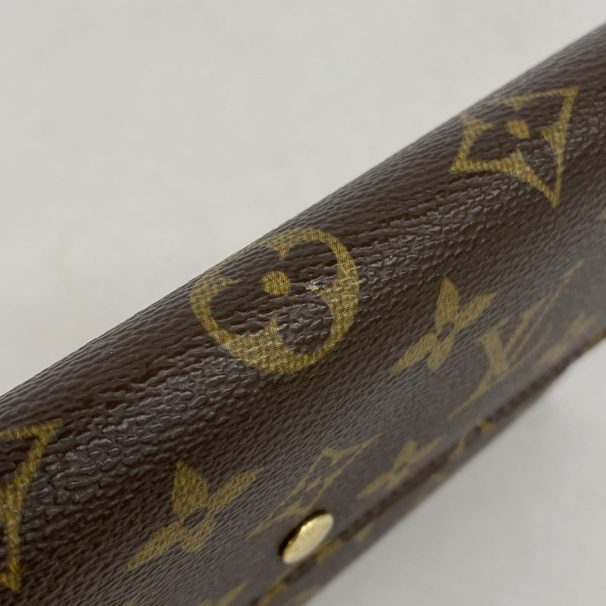 【6ke5400】ルイヴィトン 三つ折り長財布 モノグラム ポシェットパスポール M60135 ブラウン【中古】レディース