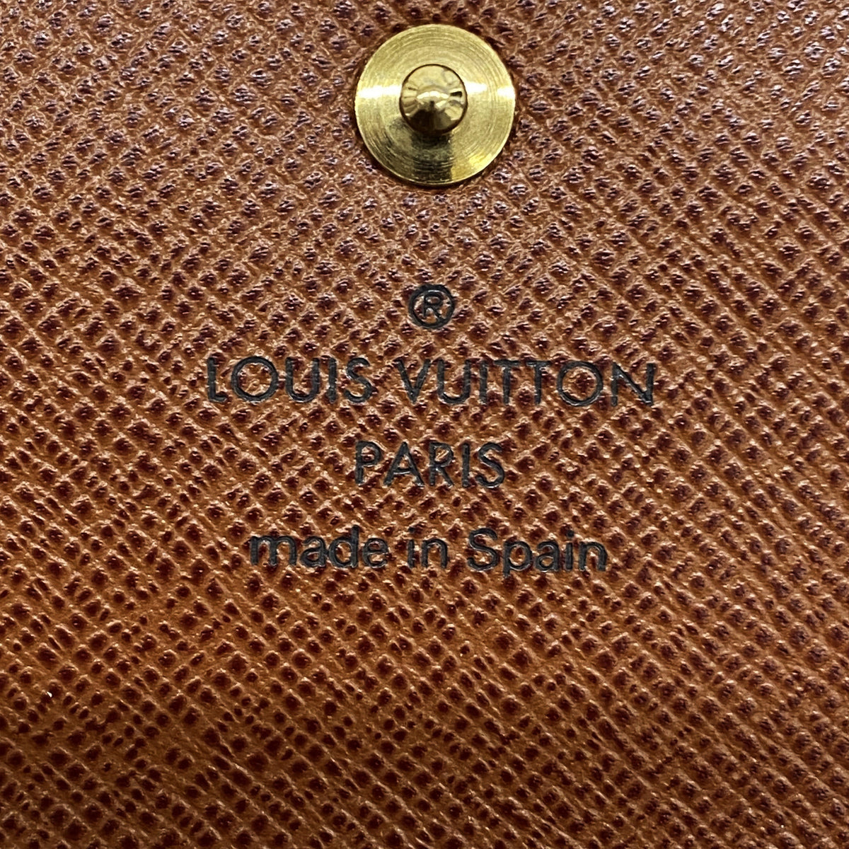 【6ke5400】ルイヴィトン 三つ折り長財布 モノグラム ポシェットパスポール M60135 ブラウン【中古】レディース