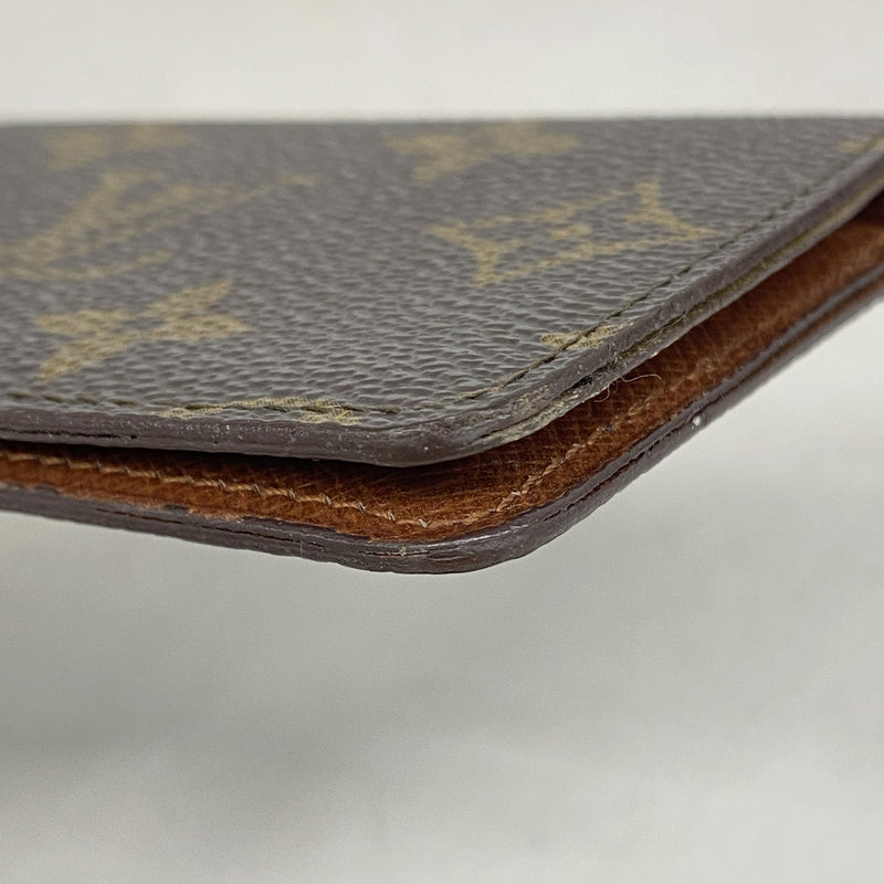 【6ke5401】ルイヴィトン カードケース モノグラム ポシェットカルトヴィジット M56362 ブラウン【中古】メンズ レディース ユニセックス