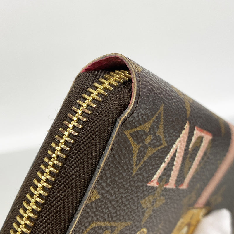 【6ke5410】ルイヴィトン 長財布 モノグラムサマートランク ジッピーウォレット M62616 ブラウン【中古】レディース