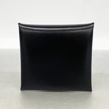【6ke5463】エルメス コインケース バスティア ボックスカーフ ブラック シルバー金具 K刻印【中古】メンズ レディース ユニセックス