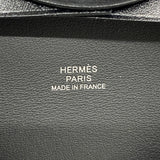 【6ke5463】エルメス コインケース バスティア ボックスカーフ ブラック シルバー金具 K刻印【中古】メンズ レディース ユニセックス