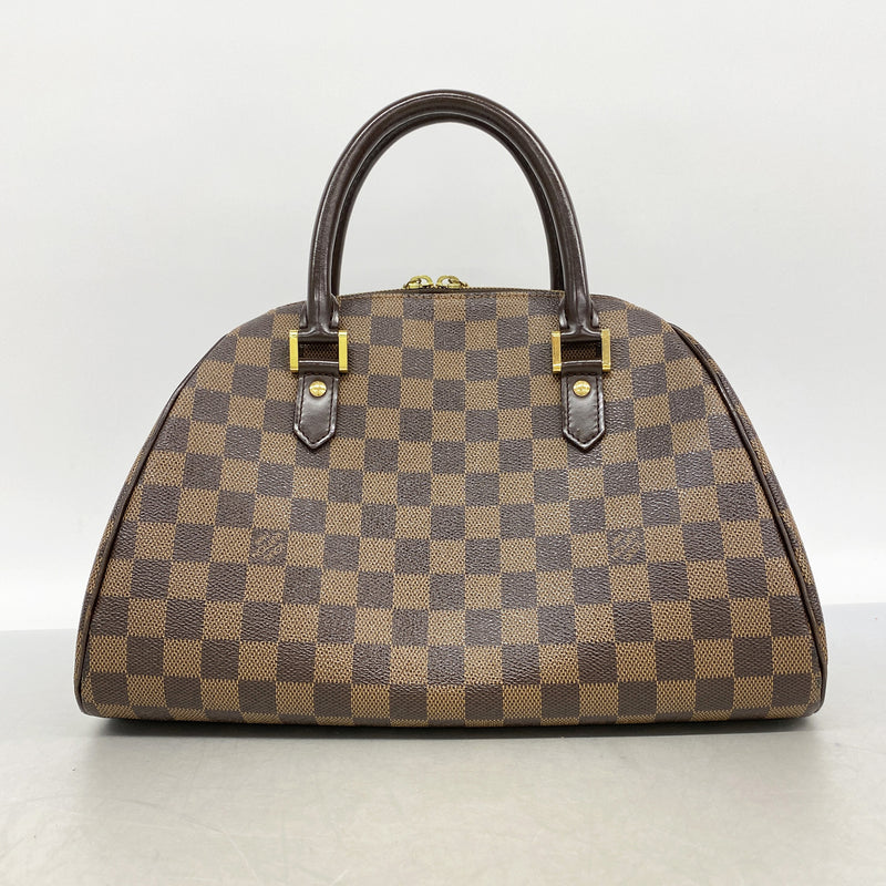 【6ke5484】ルイヴィトン ハンドバッグ ダミエ リベラMM N41434 エベヌ【中古】レディース