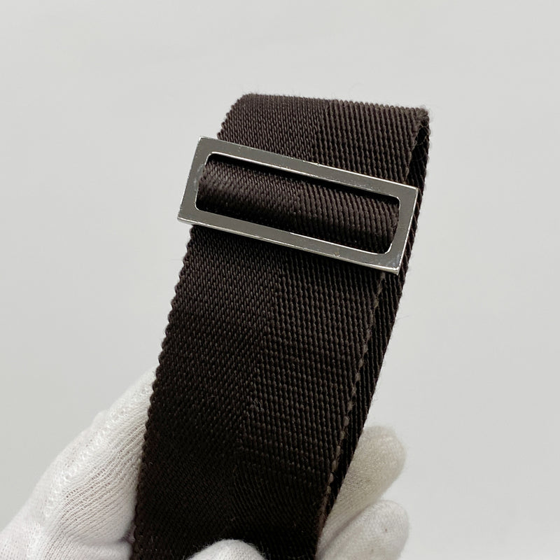 【6ke5490】グッチ ショルダーバッグ GGキャンバス 123326 キャンバス ブラウン シルバー金具【中古】レディース