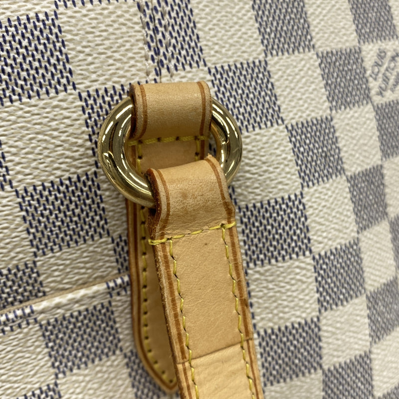 【6ke5498】ルイヴィトン トートバッグ ダミエ・アズール トータリーPM N41280 ホワイト【中古】レディース