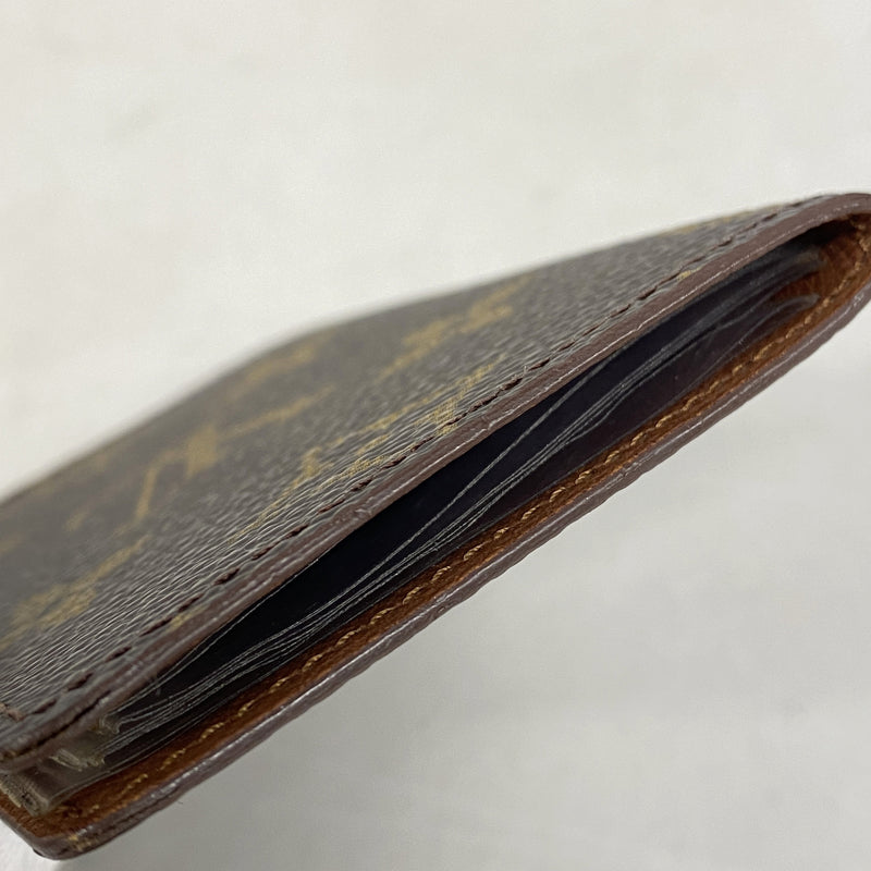 【6ke5501】ルイヴィトン カードケース モノグラム ポルトカルトクレディプレッシオン M60937 ブラウン【中古】メンズ レディース ユニセックス