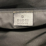 【6ke5567】グッチ ハンドバッグ GGキャンバス バンブー 002 1016 キャンバス ブラック シルバー金具【中古】レディース