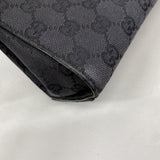 【6ke5567】グッチ ハンドバッグ GGキャンバス バンブー 002 1016 キャンバス ブラック シルバー金具【中古】レディース