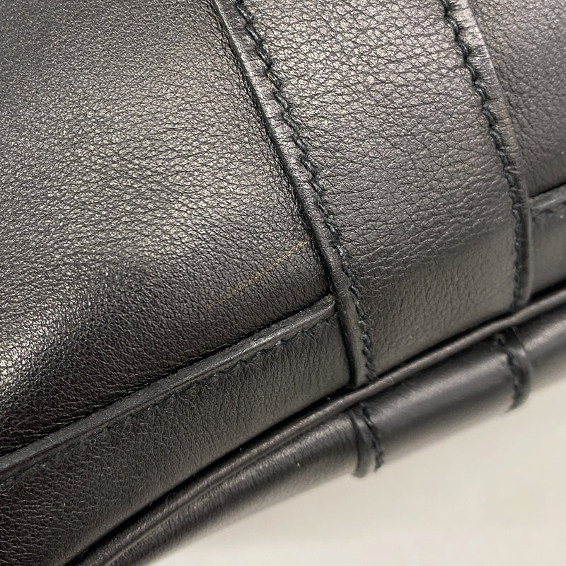 【6ke5568】エルメス トートバッグ ガーデンツイリーTPM ヴォーガリバー ブラック シルバー金具 □J刻印【中古】レディース