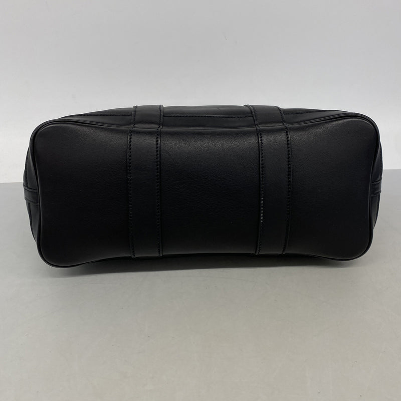 【6ke5568】エルメス トートバッグ ガーデンツイリーTPM ヴォーガリバー ブラック シルバー金具 □J刻印【中古】レディース