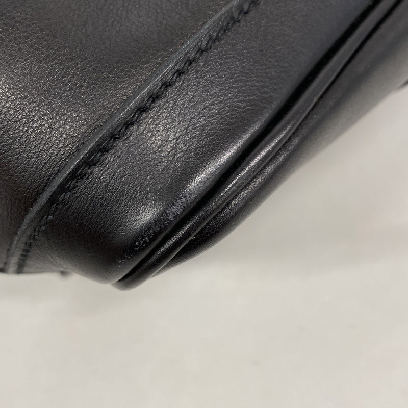 【6ke5568】エルメス トートバッグ ガーデンツイリーTPM ヴォーガリバー ブラック シルバー金具 □J刻印【中古】レディース