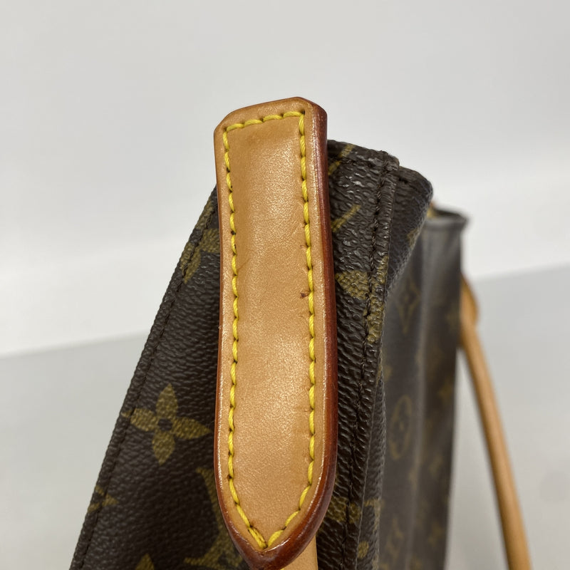 【6ke5572】ルイヴィトン ショルダーバッグ モノグラム ルーピングMM M51146 ブラウン【中古】レディース