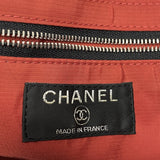 【6ke5641】シャネル トートバッグ 旧トラベル ナイロン ブラック シルバー金具【中古】レディース