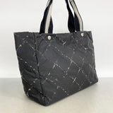 【6ke5641】シャネル トートバッグ 旧トラベル ナイロン ブラック シルバー金具【中古】レディース