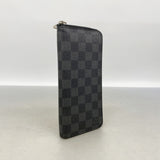 【6ke5657】ルイヴィトン 長財布 ダミエ・グラフィット ジッピーウォレットヴェルティカル N63095 ブラック【中古】メンズ