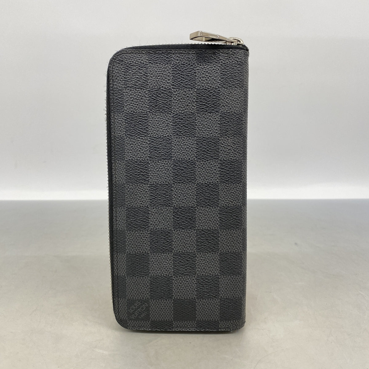 【6ke5657】ルイヴィトン 長財布 ダミエ・グラフィット ジッピーウォレットヴェルティカル N63095 ブラック【中古】メンズ