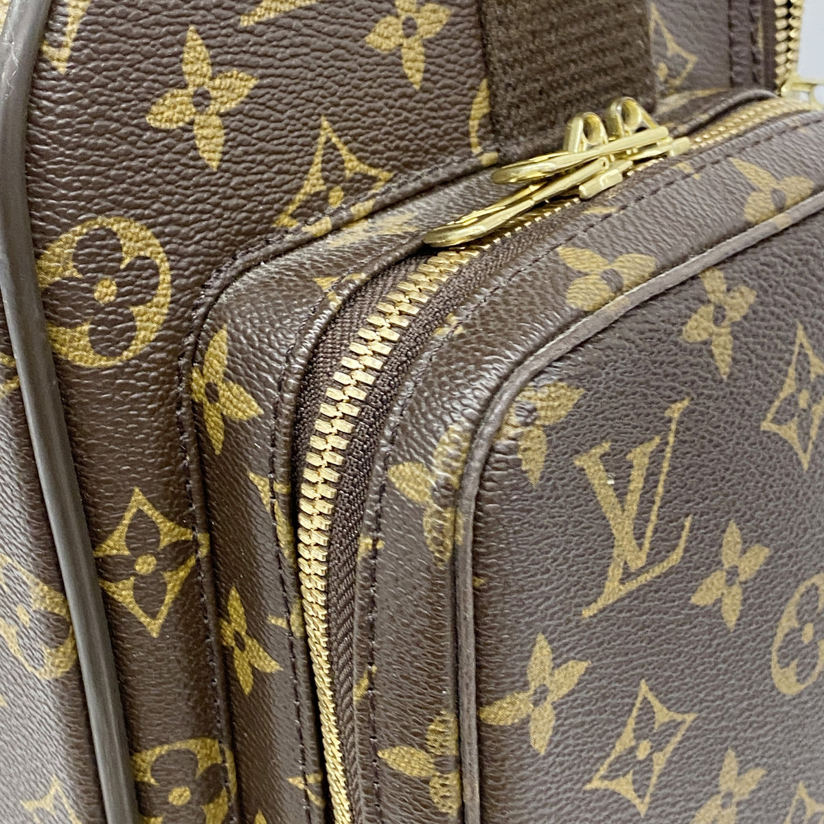 【6ke5674】ルイヴィトン キャリーバッグ モノグラム トロリー50ボスフォール M23259 ブラウン【中古】メンズ レディース ユニセックス