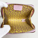 【6ke5699】エルメス コインケース アザップコンパクトミニシルクイン ヴォーエプソン モーヴシルベストル シルバー金具 U刻印【中古】レディース