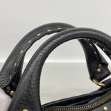 【6ke5737】セリーヌ ハンドバッグ ブギー レザー ブラック ゴールド金具【中古】レディース