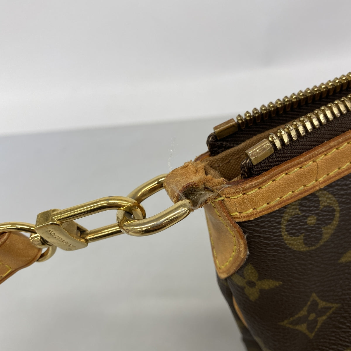 【6ke5790】ルイヴィトン ハンドバッグ モノグラム パレルモPM M40145 ブラウン 2wayバッグ【中古】レディース